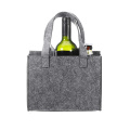 6 Bottles Felt Wine Bottle Bag Handbag Christmas Wine Tote Gift Bag Diaper Storage Organizer